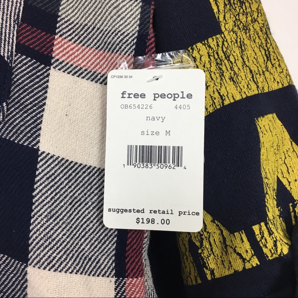 FREE PEOPLE // Oversized Plaid Hooded Shirt - Picture 7 of 7